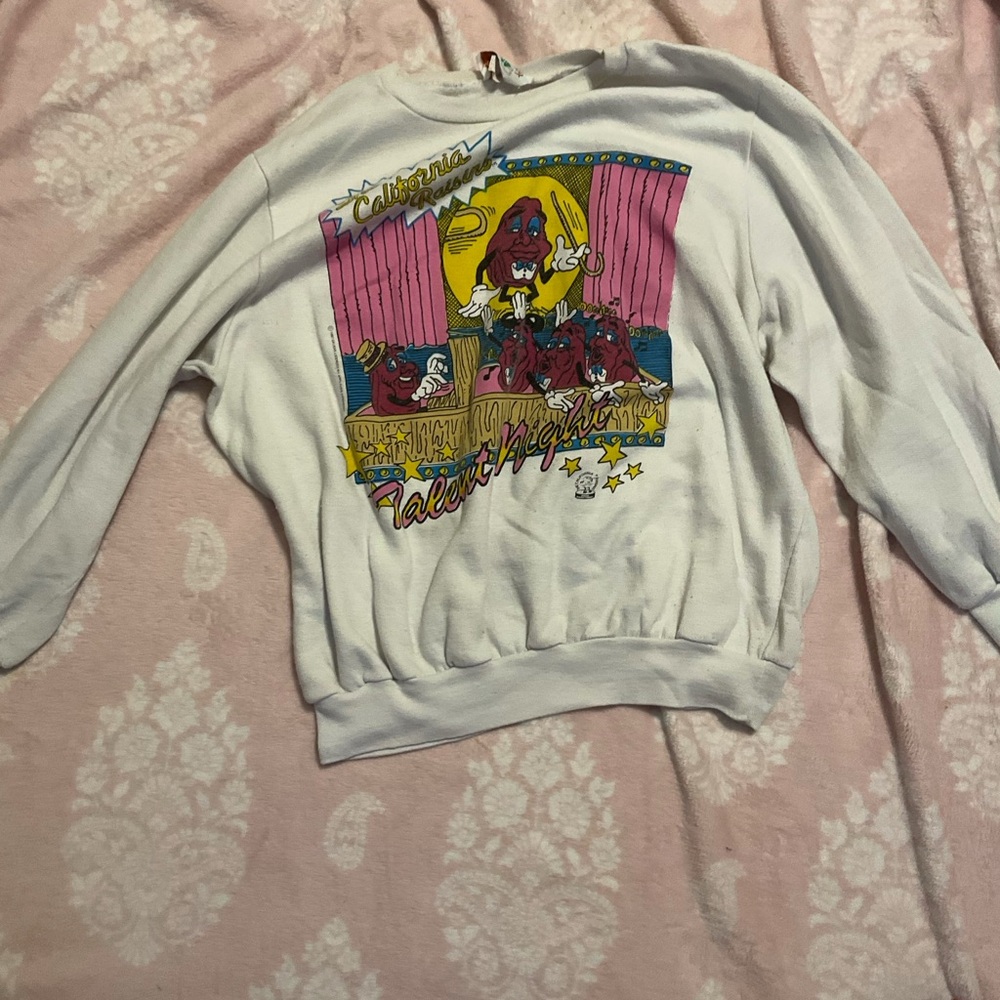 White Graphic Sweatshirt